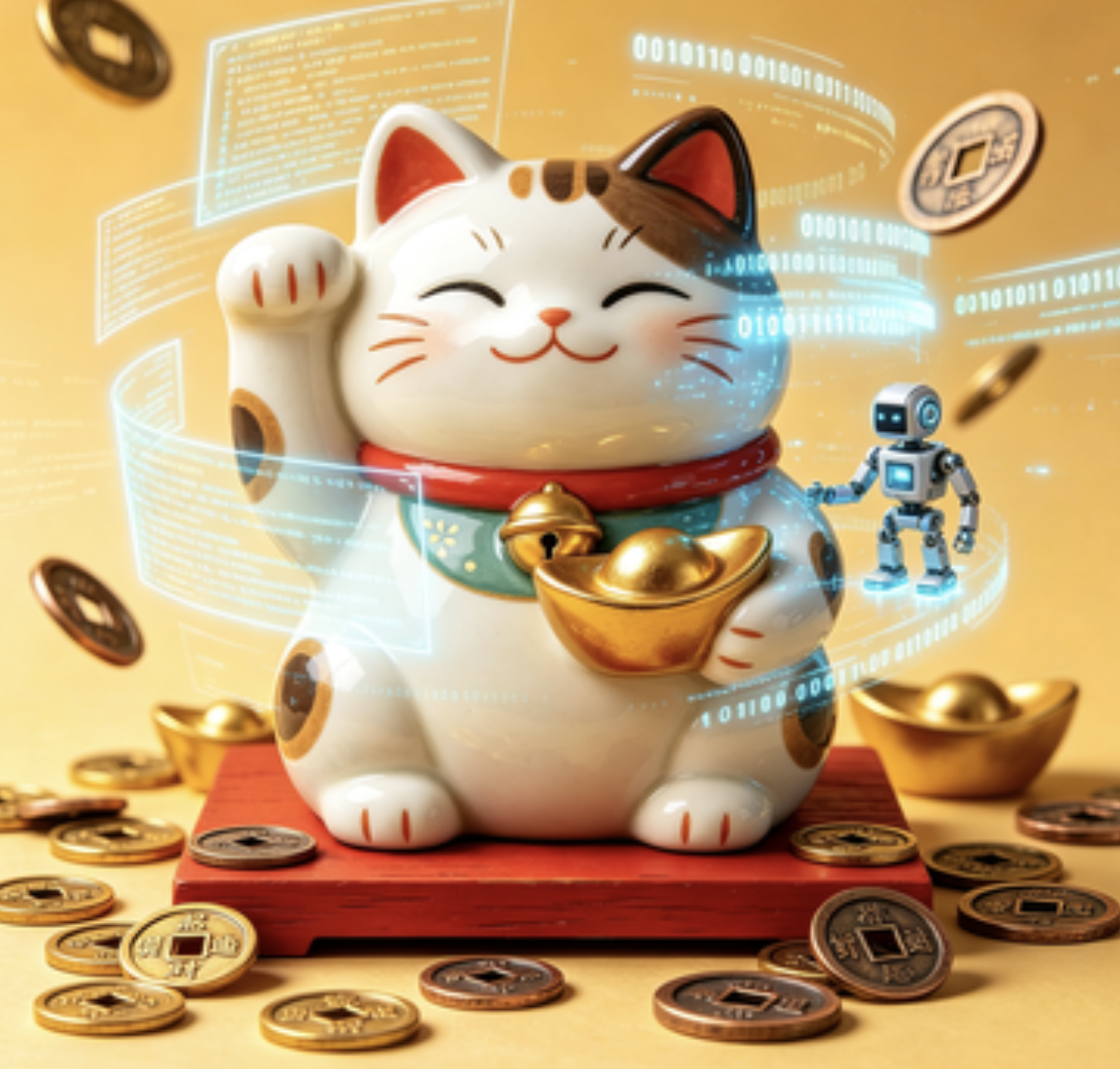 桌面智能摆件 · 财神系列参考形态